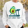 Its Avo-Cardio Time Avocardio Fitness Ernährung Avocado Sweatshirt Geschenke für Ihn