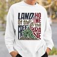 Land Of The Free Iwo Jima Sweatshirt Gifts for Him