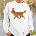 Lustiges Golden Retriever Weihnachts-Sweatshirt, Hunde-Design Tee Geschenke für Ihn