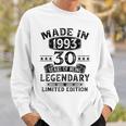 Made In 1993 Limited Edition 30 Year Old 30Th Birthday Gifts Sweatshirt Gifts for Him