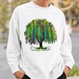 Mardi Gras Tree Beads New Orleans 2023 Watercolor Vintage Sweatshirt Gifts for Him
