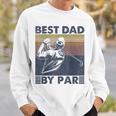 Mens Best Dad By Par Golfer Golf Disc Golf Club Swing Retro Sweatshirt Gifts for Him