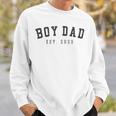 Mens Boy Dad Est 2023 Dad To Be Gifts Fathers Day New Baby Boy Sweatshirt Gifts for Him