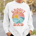 Mens Groovy Dad 70S Aesthetic Nostalgia 1970S Retro Dad Sweatshirt Gifts for Him