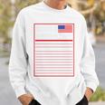 Merica Nutrition Facts V2 Sweatshirt Gifts for Him