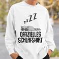 Offizielles Schlaf Herren Waschbär Lustige Geschenke Sweatshirt Geschenke für Ihn