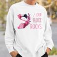 Our Flock Rocks Flamingo Mothers Day Funny Gift Sweatshirt Gifts for Him