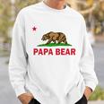 Papa Bear California Republic Sweatshirt Gifts for Him