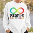 People Not Puzzles Autism Awareness Neurodiversity Inclusion Sweatshirt Gifts for Him