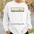 Rente Legende Im Ruhestand Kollegen Abschied Unterschreiben Sweatshirt Geschenke für Ihn