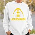 Retro Louisiana La Vintage Design Classic Louisiana Men Women Sweatshirt Graphic Print Unisex Gifts for Him