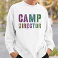 Rockin Camp Director Camping Host Chaos Coordinator Sign Sweatshirt Gifts for Him