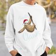 Santa Claws Sloth Christmas Sweatshirt Gifts for Him