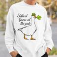 Silliest Goose At The Pub St Patricks Day Goose Meme Sweatshirt Gifts for Him