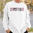 Sister Of The Birthday For Girl Cow Farm Birthday Cow Girls Sweatshirt Gifts for Him