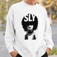 Sly Stone Portrait Tshirt Men Women Sweatshirt Graphic Print Unisex Gifts for Him