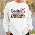 Softball Baseball Mom Leopard Mothers Day Sweatshirt Gifts for Him