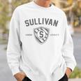 Sullivan Family Shield Last Name Crest Matching  Men Women Sweatshirt Graphic Print Unisex Gifts for Him