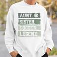 Tante Schwester Fußballlegende Used-Legende Grunge F Sweatshirt Geschenke für Ihn