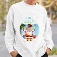 Tropischer Weihnachtsmann Sweatshirt, Weihnachten im Juli Design Geschenke für Ihn