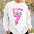 Unicorn 7. Geburtstag Sweatshirt für Mädchen, Zauberhaftes 7 Jahre Motiv Geschenke für Ihn