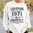 Vintage 1971 Funny 51 Years Old Men And Women 51Th Birthday Sweatshirt Gifts for Him
