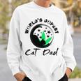 World’S Dopest Cat Dad Sweatshirt Gifts for Him