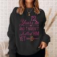 12Th Wedding Anniversary Gifts For Her Married 12 Years Sweatshirt Gifts for Her
