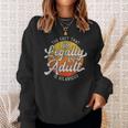 18Th Birthday Legally An Adult Hilarious Bday Sweatshirt Gifts for Her