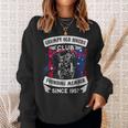 1957 Birthday Grumpy Old Bikers Motorbike RiderSweatshirt Gifts for Her