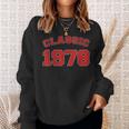 1978 Klassisches 42 Jahre Alt Geburtstag Sweatshirt für Männer & Frauen Geschenke für Sie