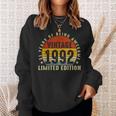 1992 Limitierte Auflage Sweatshirt, 31 Jahre Großartig - Geburtstagsshirt Geschenke für Sie