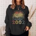 21 Year Old Awesome Since March 2002 21St Birthday Sweatshirt Gifts for Her