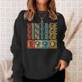 33 Year Old Gifts Made In 1990 Vintage 1990 33Rd Birthday Men Women Sweatshirt Graphic Print Unisex Gifts for Her