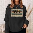 40Th Birthday 40 Years Old Best Of 1983 Vintage 80S Cassette Sweatshirt Gifts for Her