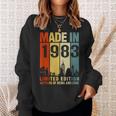 40Th Birthday Made In 1983 Limited Edition 40 Years Old Sweatshirt Gifts for Her