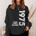 47 Jahre Legende Sweatshirt, November 1975 Geboren Geschenke für Sie