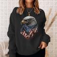 4Th Of July Bald Eagle American Us Flag Country 4Th Of July Sweatshirt Gifts for Her