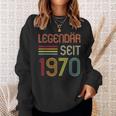 51 Geburtstag Legendär Seit 1970 Geschenk Sweatshirt Geschenke für Sie