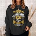 60 Years Old Gifts Legends Born In January 1963 60Th Bday Men Women Sweatshirt Graphic Print Unisex Gifts for Her