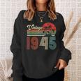 78 Jahre Vintage 1945 Sweatshirt, Retro Geburtstagsgeschenk Geschenke für Sie
