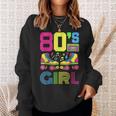 80S Girl 1980S Fashion Theme Party Outfit Eighties Costume Sweatshirt Gifts for Her