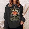 80Th Birthday Gift 80 Years Old Legends Born April 1943 Sweatshirt Gifts for Her