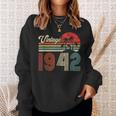 81 Jahre Alt Vintage 1942 Tee, Geburtstags Sweatshirt für Frauen und Männer Geschenke für Sie