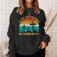 A Lot Can Happen In Three Days Cross Vintage Classic Sweatshirt Gifts for Her