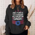 Air Force Veterans Makes The Best Dad Vintage Us Military Sweatshirt Gifts for Her