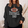 American Football Dad Vintage Game Day Sports Lover Fan Dad Sweatshirt Gifts for Her