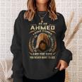 As An Ahmed I Have 3 Sides Ninja Custom Name Birthday Gift Sweatshirt Gifts for Her