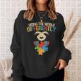 Autism Autistic Seeing The World Differently Autism Awareness Sloth Autism Awareness Sweatshirt Gifts for Her