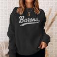 BaronsVintage Sports Name Design Sweatshirt Gifts for Her